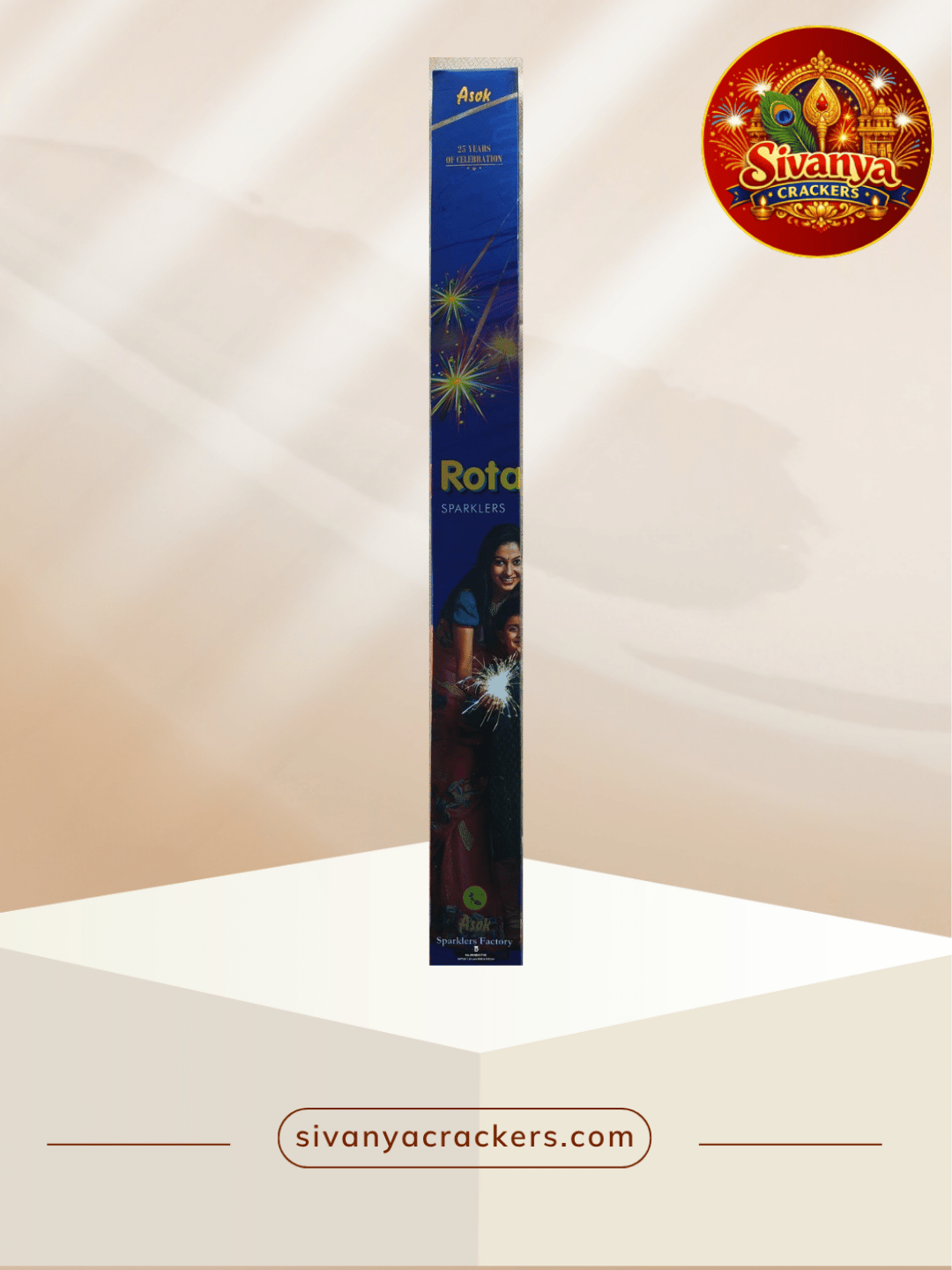 25 cm rotating sparklers