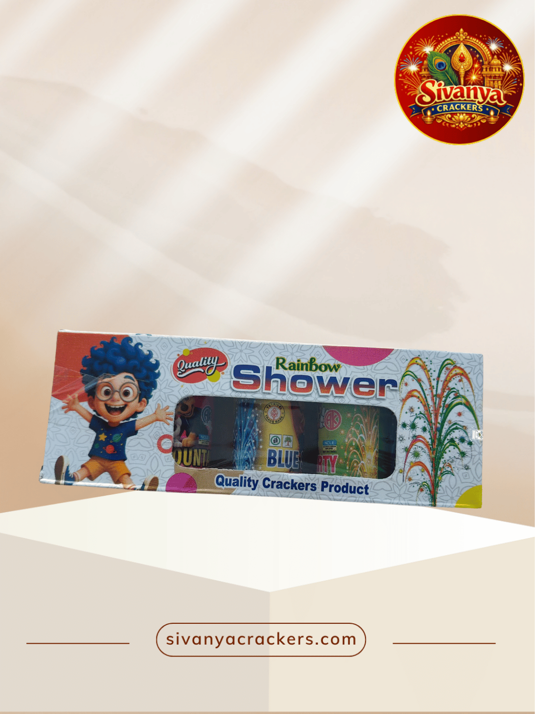 Rainbow shower 5pcs